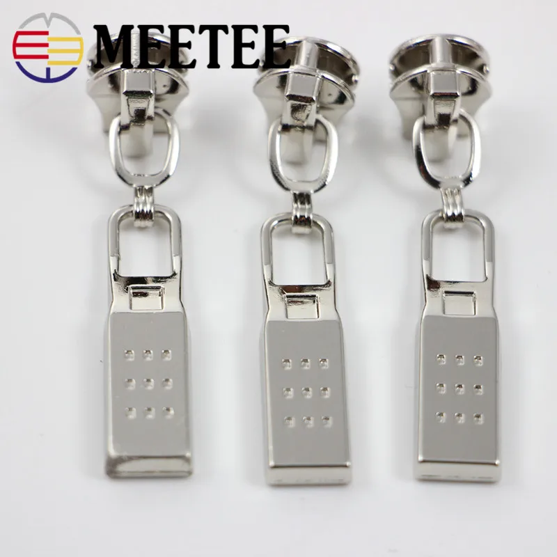 Meetee 100 шт 5#26X11 мм Металлические ползунки для молнии для нейлоновой головки на молнии DIY сумка Домашний текстиль Костюм украшение на молнии аксессуар G2-3