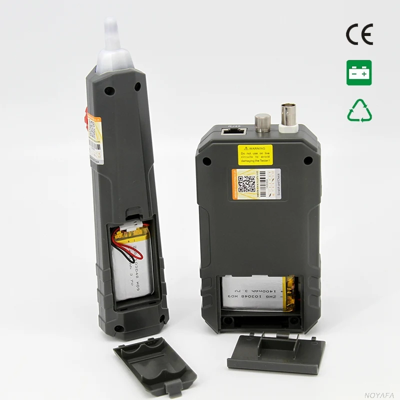 

NOYAFA NF-858C Trace Cable Line Locator Wire Tracker Network Cable Tester Finder BNC Measure Cable Length POE Voltage Testing