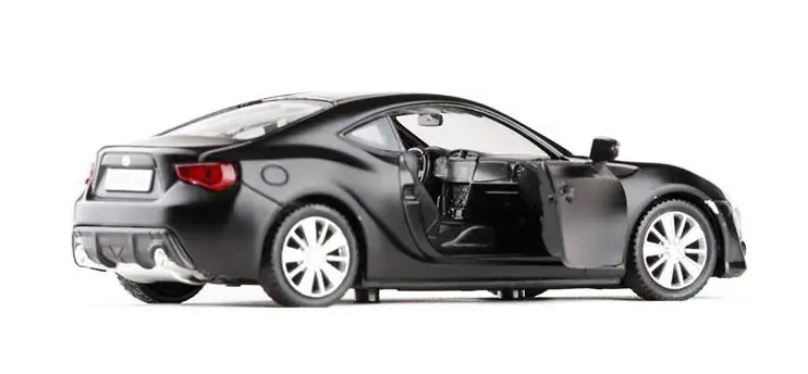Горячая Распродажа! 1:36 модель автомобиля из искусственного сплава, тойота GT86 задний металлический игрушечный автомобиль, 2 открытые двери статическая модель