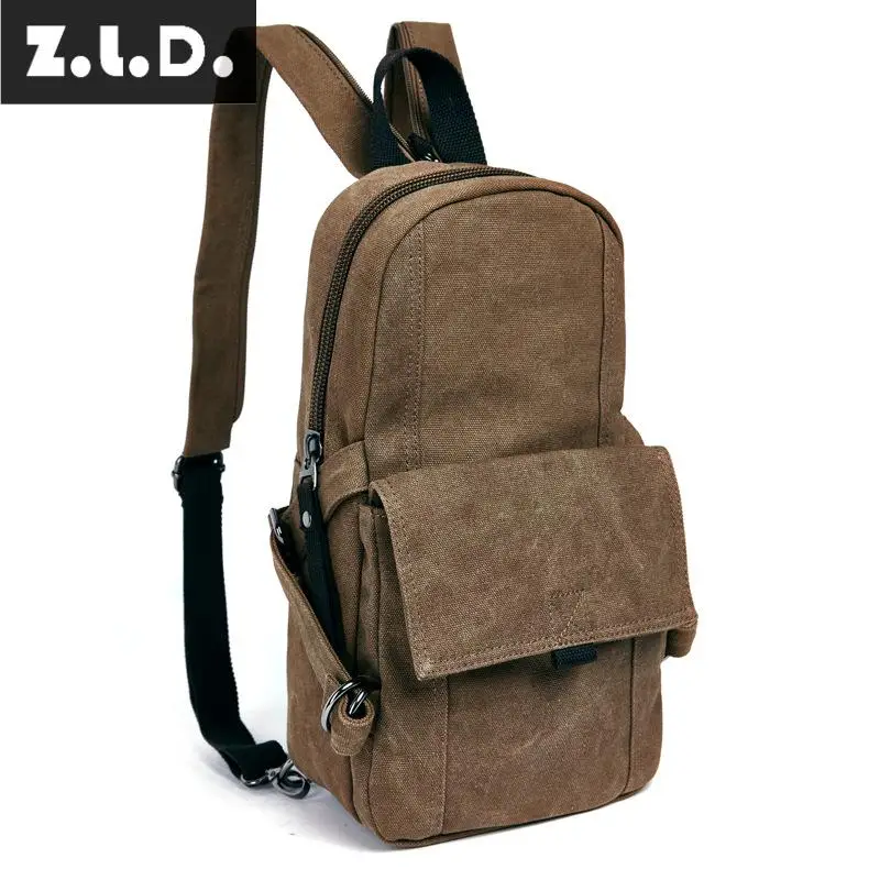 Z.L.D. Новый Модный женский рюкзак брендовый дизайн Холщовая Сумка в стиле ретро