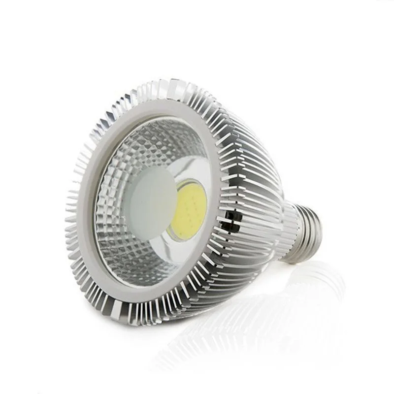 50 шт./лот 2000lm E27 E26 20W COB par30 par 38 Светодиодная лампа точечного светильника теплый
