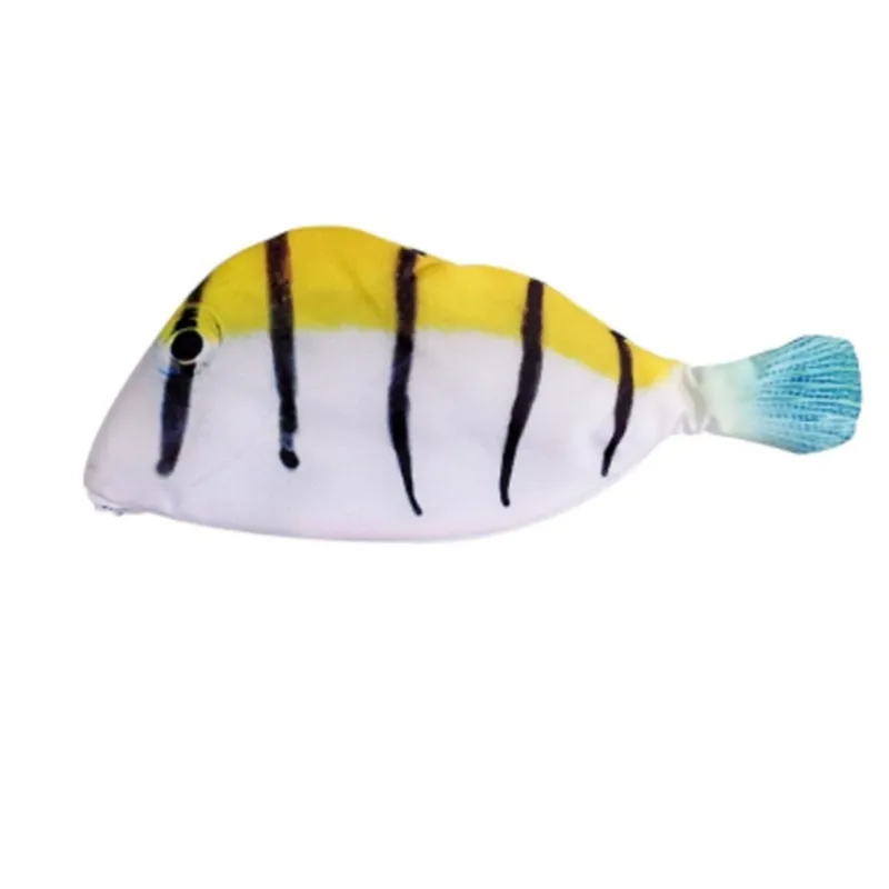 

Creative Fish Pencil Case Bag Polyester Fiber Large Capacity Pen Bag Student Stationary Pencil Bag Kids Gift School Supplies