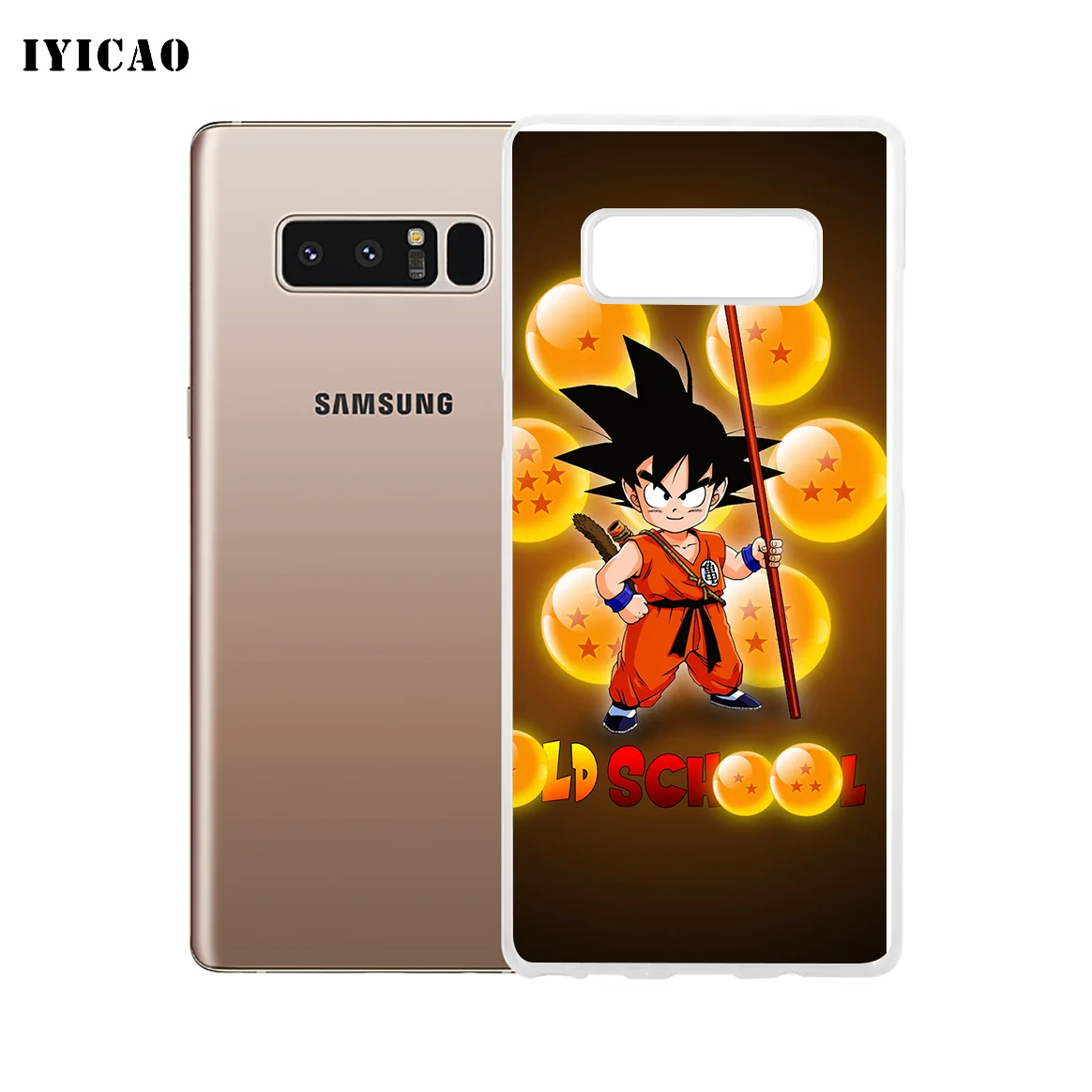 IYICAO kid Goku Dragon ball Мягкий силиконовый чехол для телефона Samsung A5 A6 Plus A7 A8 A9 J3 J5 J7 Note 8 9 TPU
