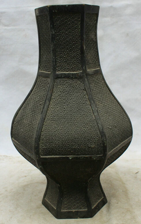 

Песня voge gem S2159 12 "китайской династии дворец Бронзовый контейнер горшок, кувшин, посуда цветок бутылка ваза для цветов