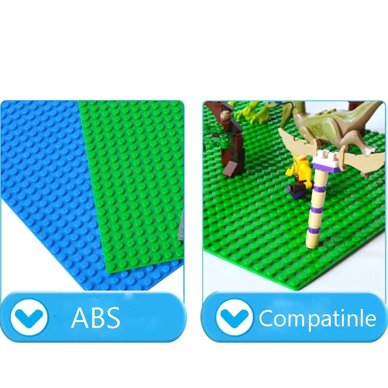 Совместимость с Legoed Plate 32*32 Dot Baseplate Brick Plates Bases 25 5*25 5 CM Modles Building Blocks Toys для детей |