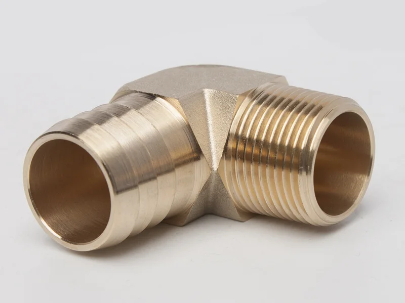 LTWFITTING 90 градусов локоть латунный Барб фитинг 1 &quotID Hose x 3/4&quot Мужской NPT топливо