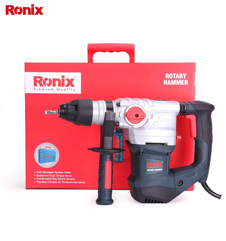 Ronix 26 мм Электроинструмент 1500 Вт Проводные электрический молоток перфоратор модель 2703