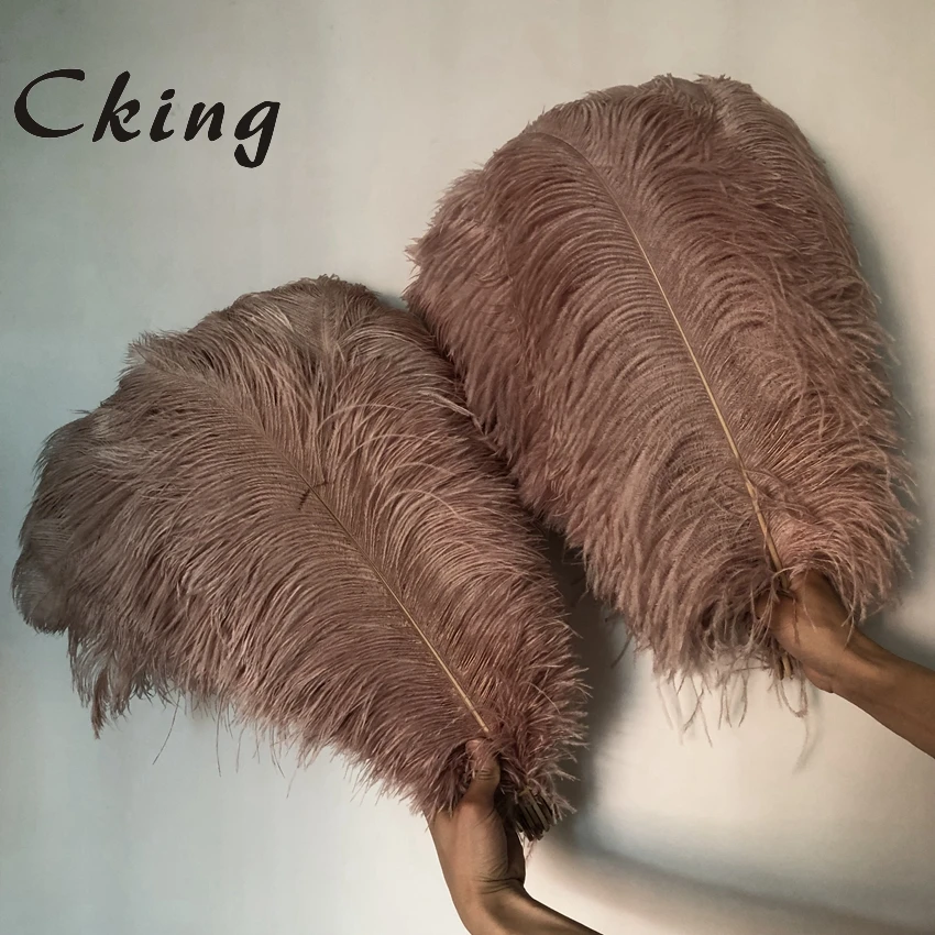 30 шт. пушистые розовые страусиные перья из натуральной кожи 24-26 дюймов | Дом и сад