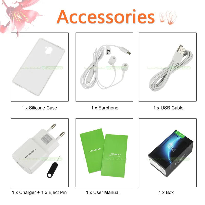 LEAGOO KIICAA MIX смартфон 5 &quotдисплей Android 7 0 MTK6750T Octa Core 3 ГБ оперативная память 32