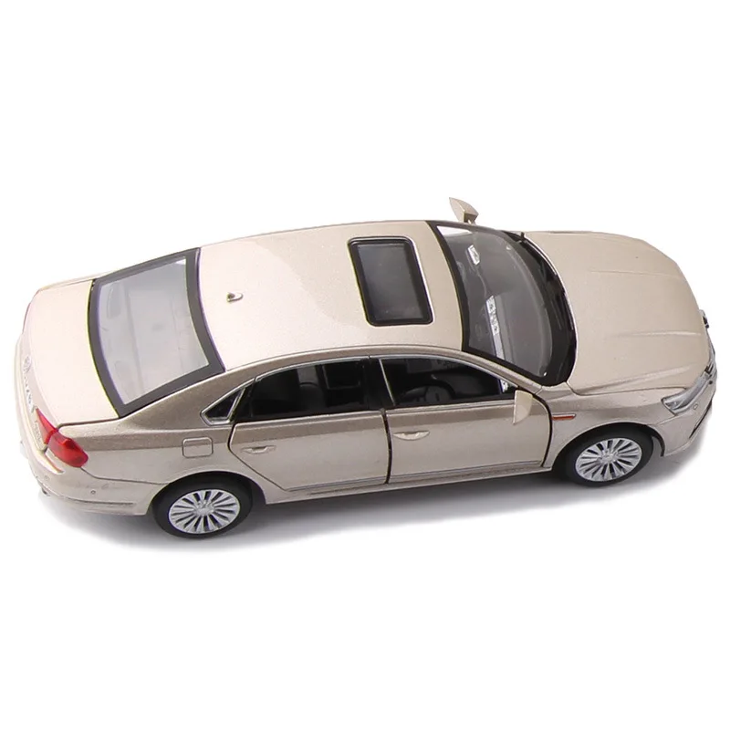 Passat Tiguan SUV, Игрушечная модель автомобиля из сплава, высокая имитация, 1:32, музыкальный мигающий, шесть открывающихся дверей, литые под давлением, металлические игрушки для детей - Цвет: Passat