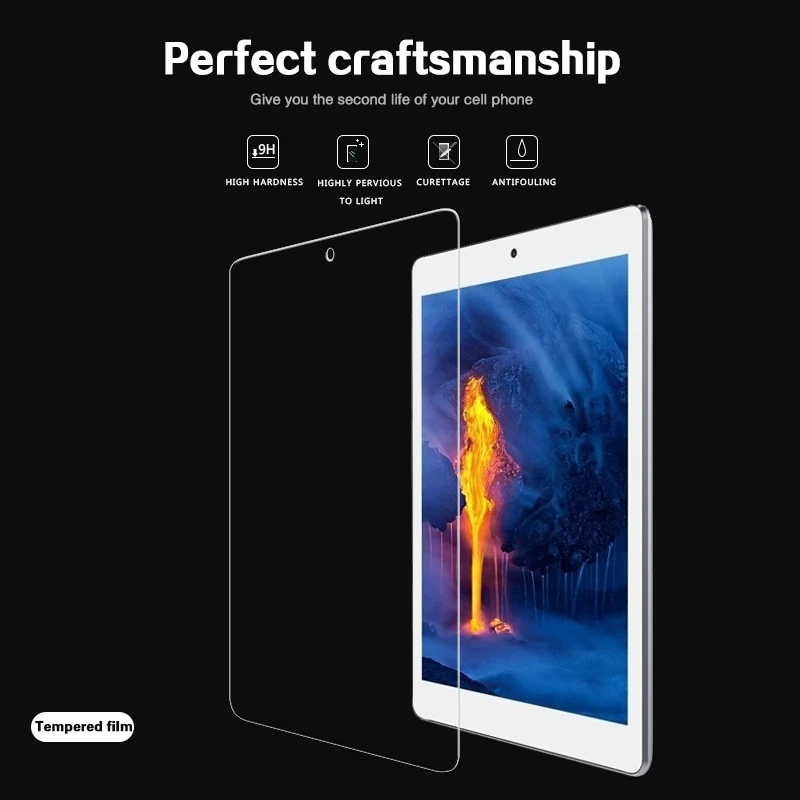 

High Quality Premiem front Anti-shatter Tempered Glass film for Cube iPlay8 tablet HD lcd screen protector protective film Glass