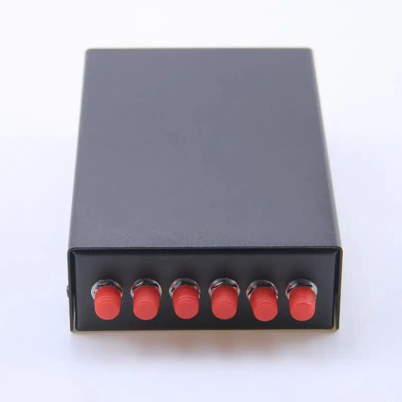 2pc 6core fiber optic termination box full installed FC pigtail&adapter SPCC 6 port MINI patch panel ftth ELINK 1.0mm thickness