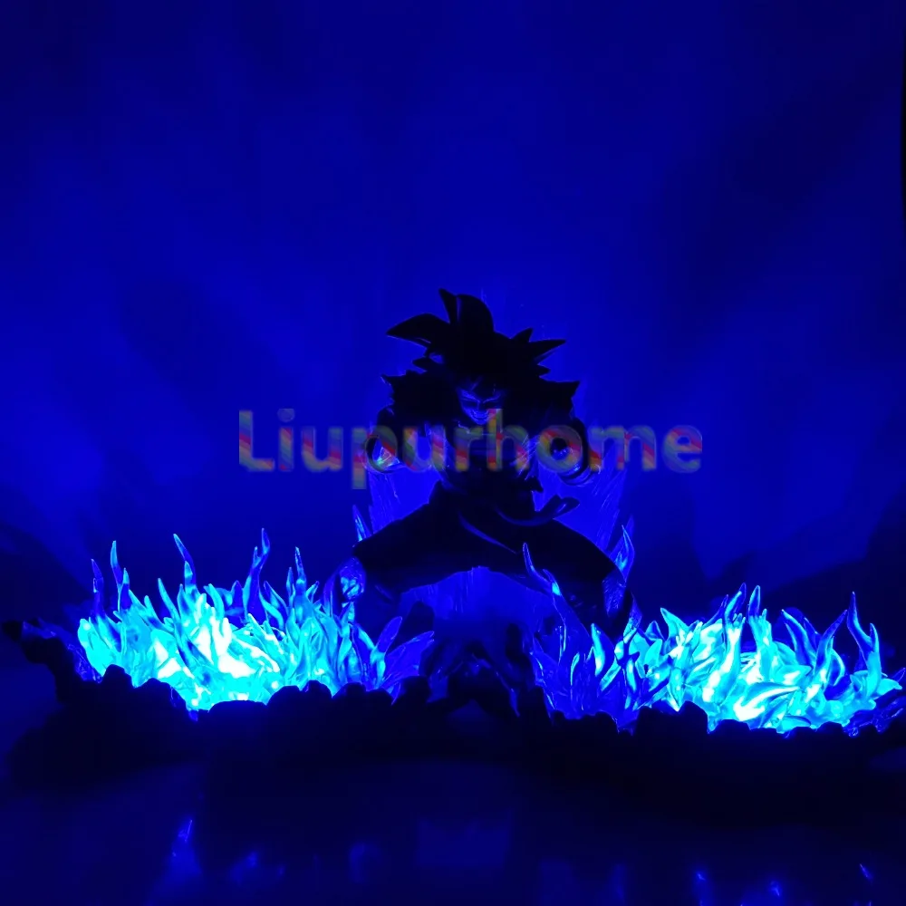 Dragon Ball Z Goku Super Saiyan God Blue светодиодная креативная настольная лампа Dragon Ball Super Son Goku Kaiouken ночные светильники