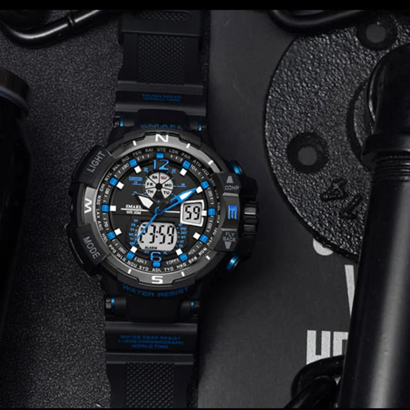 

2019 New Brand Sunfashion G Style Men Military Digital-watch Waterproof Sport Multifunction Watches LED Digital Watch Clock Men