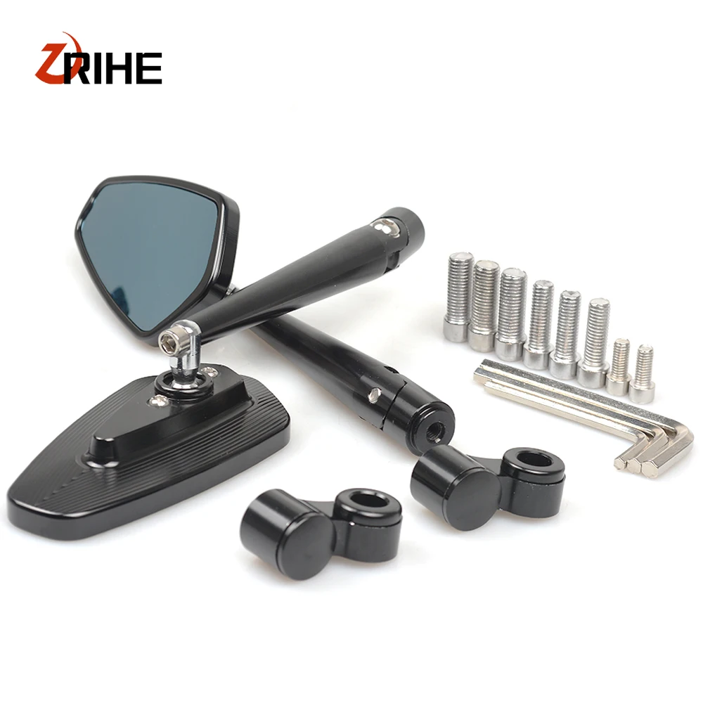 

Universal 8mm 10mm Aluminum CNC Motorcycle Rearview Side Miror For Yamaha yzf r1 /yzf R1M YZF R1 fazer 600/ FZ6S FZ6N fz