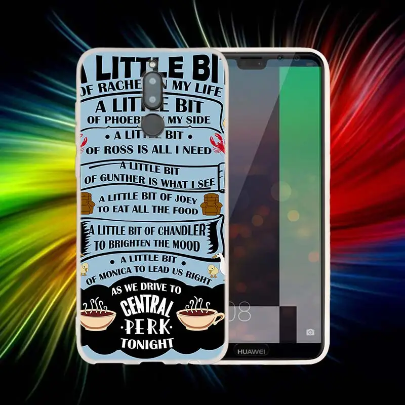 Coque Capa 15 Мягкий силиконовый чехол для huawei Коврики 20 10 Lite 20 pro s Nova 3 4 3i y9 y6 y5 y7 pro 20X крышка друзей ТВ шоу - Цвет: Coque Capa 15
