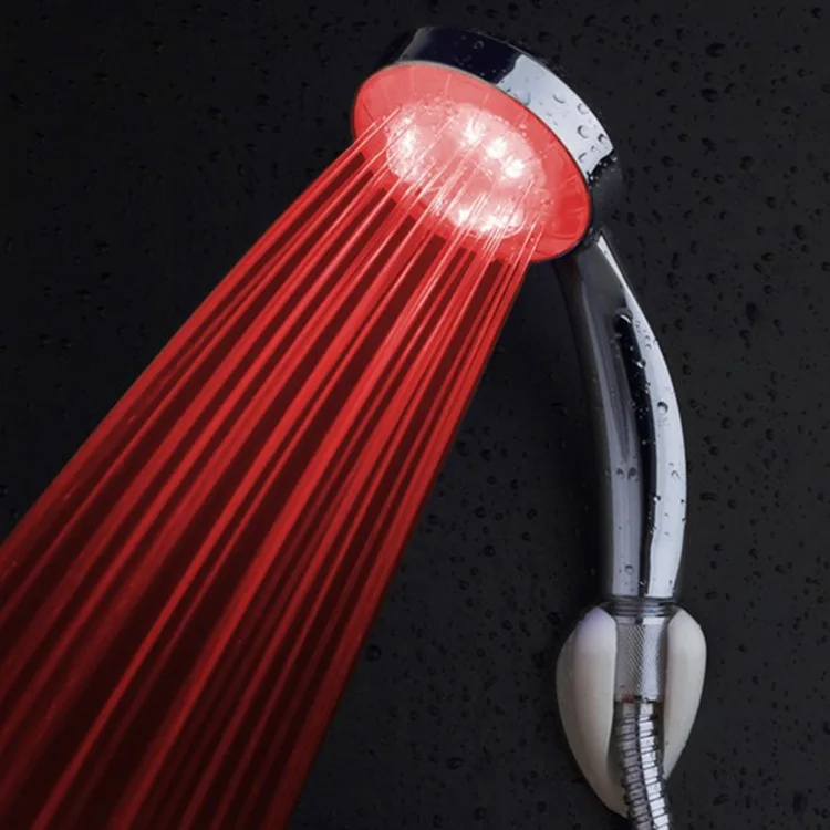 Насадка для душа высокого давления светодиодный душ температура изменение цвета