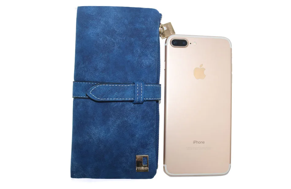 Женский кошелек из нубука и кожи на молнии|women wallets nubuck|long pursewomen long purse |