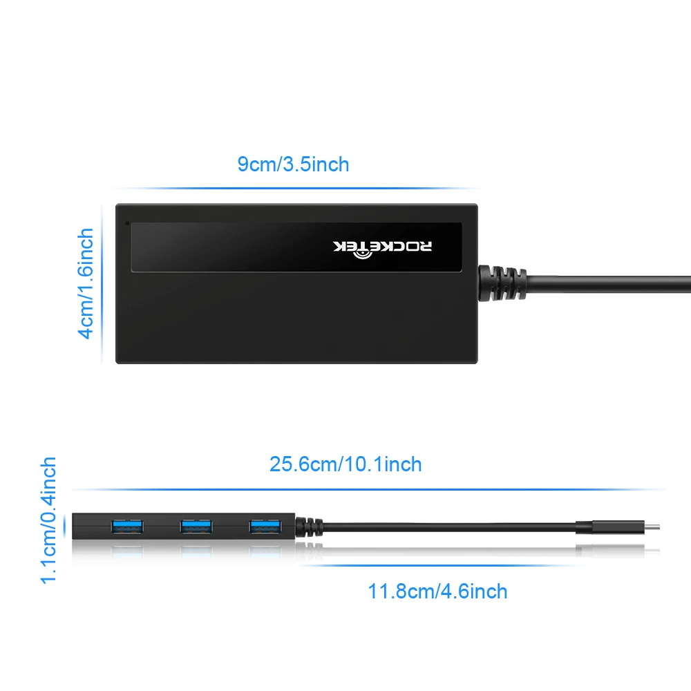 Mutil otg usb type c 3.0 hub 4 port type-c adapter usb-c splitter Power Interface for ultrabooks computer pc laptop accessories |