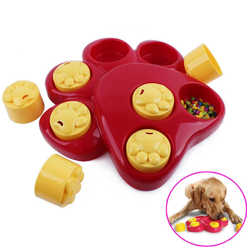 

Pet Dog Bowl Feeder Funny Slow Eating Dish Pet Bowl Find Food Bowl Healthy anti choke prevent Gluttony Obesity Puzzle Feeder