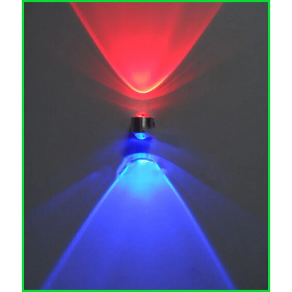 2 Вт светодиодный настенный светильник Настенный кристалл выпуклая линза AC85 265V