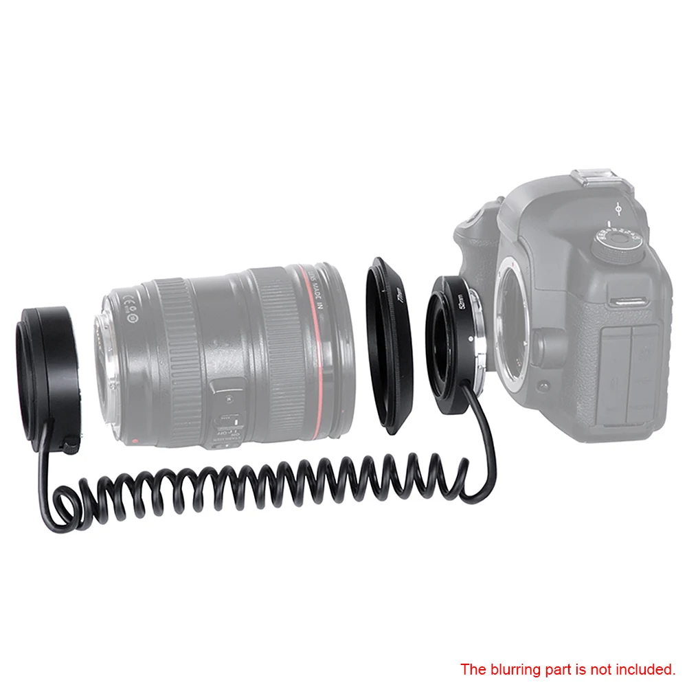 Micnova KK-MRA5CA AF с автофокусом макро крупным планом переходное кольцо трубка для Canon Крепление объектива с 4 переходными кольцами(58 мм 67 мм 72 мм 77 мм