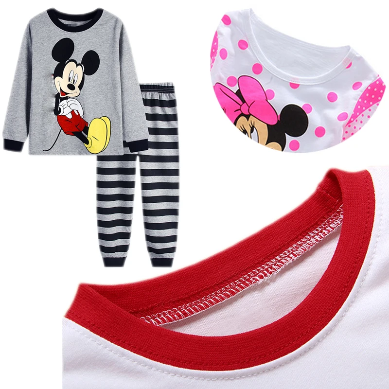 Одежда для маленьких девочек хлопковые пижамы детский домашний костюм новый