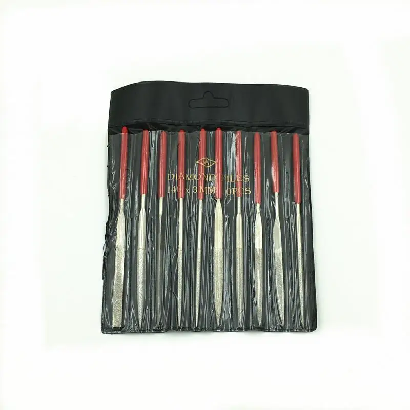 10 шт./упаковка. Алмазные напильники. Содержат разные формы. Рашпиль в