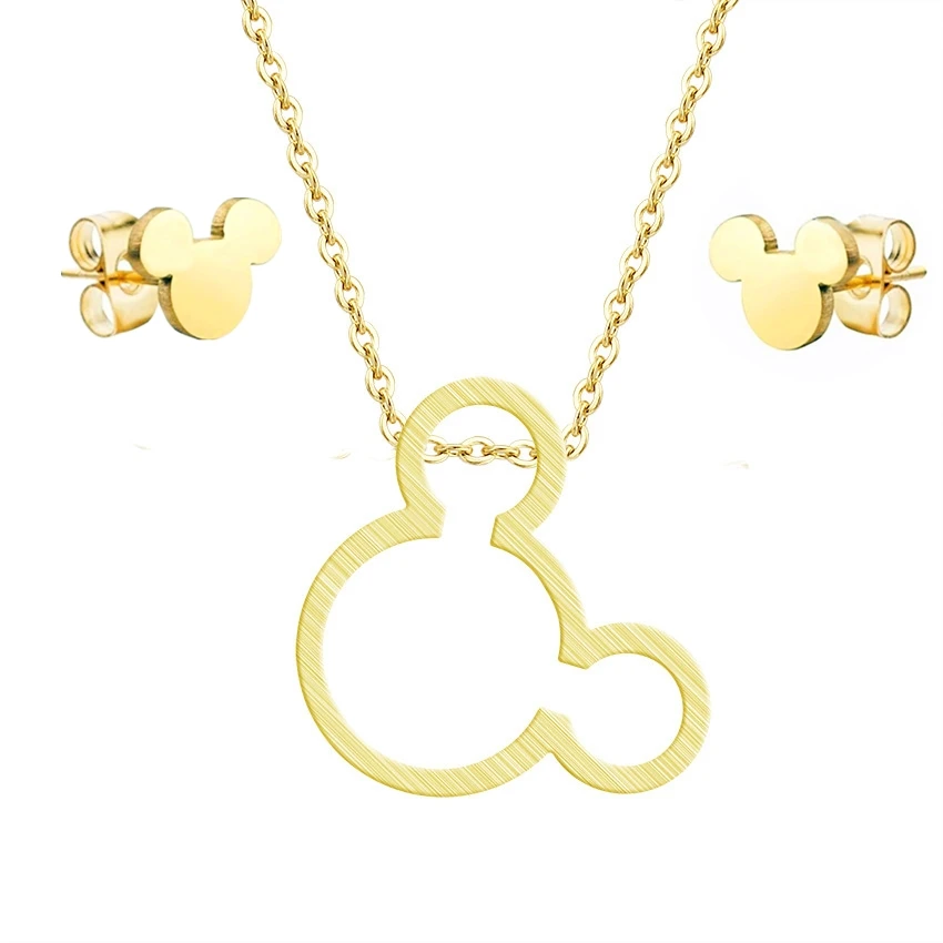 Великолепные высокие Мышь Цепочки и ожерелья серьги Boho Колье Длинные Винтаж Цепи