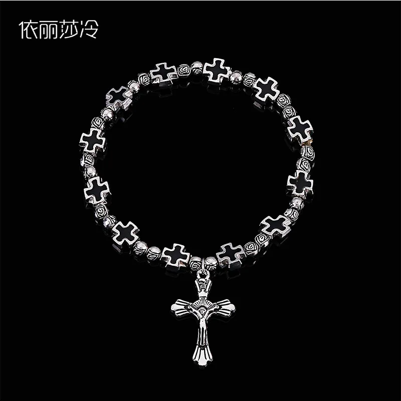 Новая мода четки оптом по низкой цене Стиль розовая бусина браслет из бисера