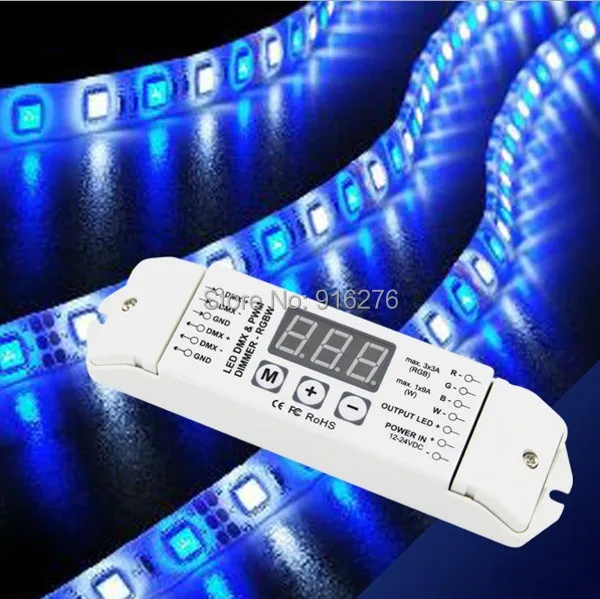 BC 834 DMX512 Декодер контроллер LED RGB + белый/теплый белый светодиодный ленточный