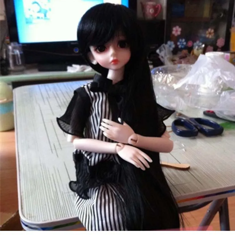 Модный стиль 1/3 1/4 1/6 Bjd SD парик для куклы высокотемпературная проволока длинные