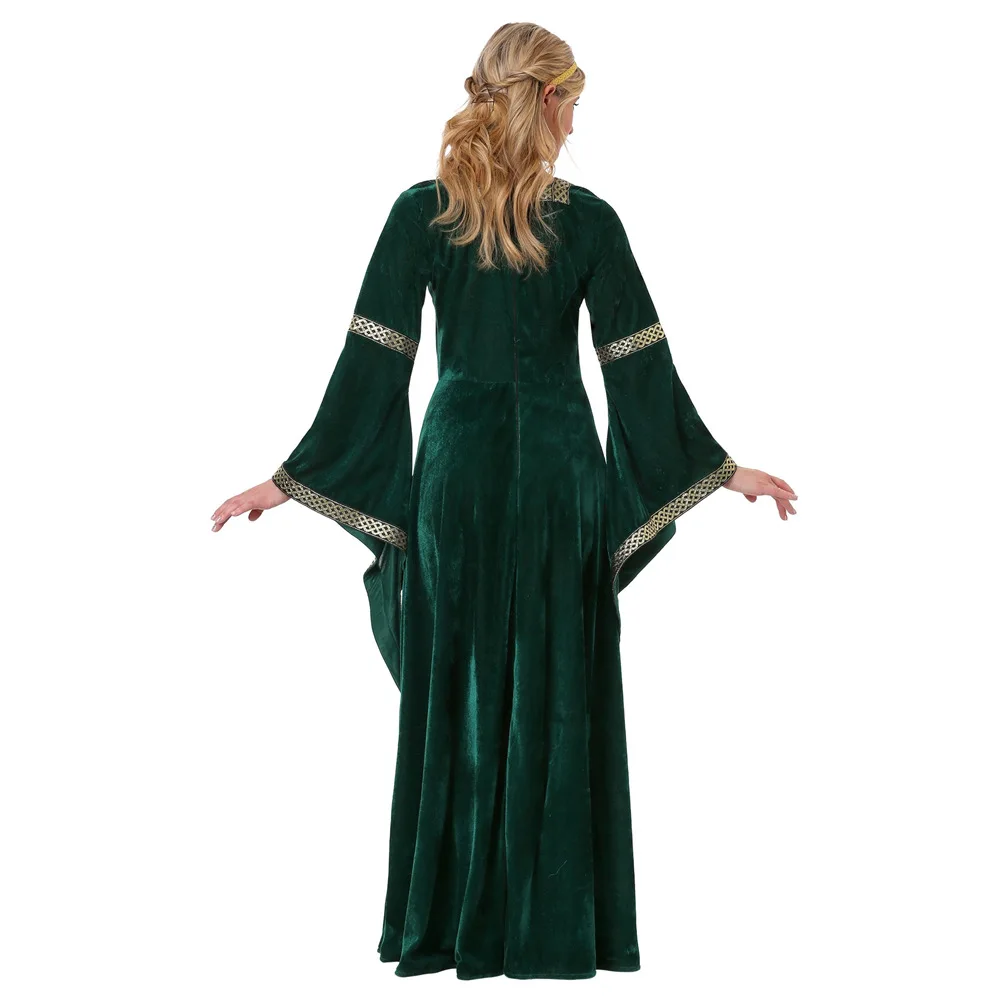 Готическое средневековое платье Косплей Карнавал Хэллоуин костюм для женщин