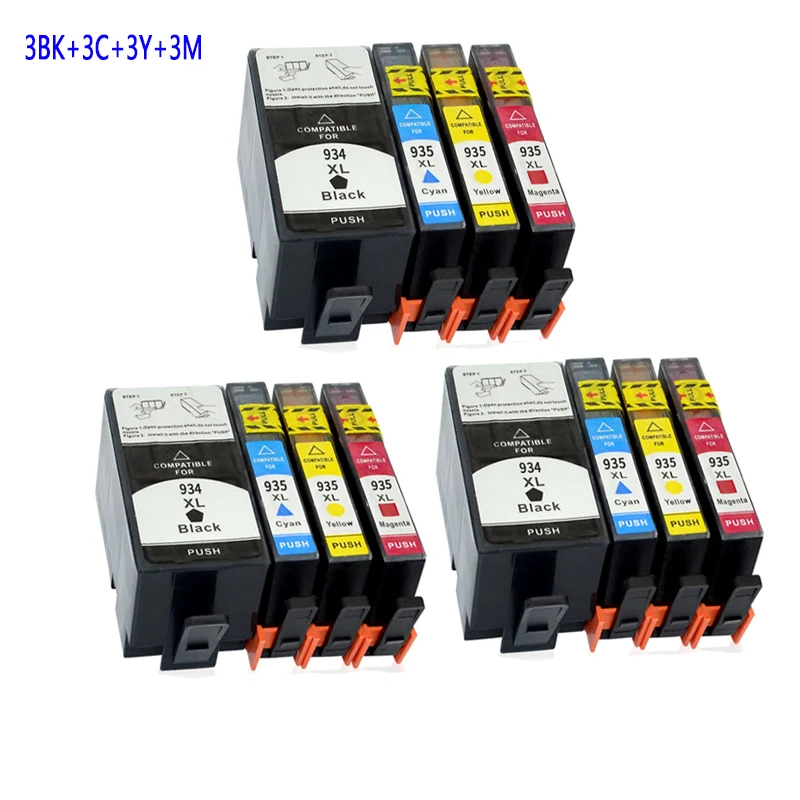 DAT 12 шт для Hp 934 935 XL Совместимый картридж HP Officejet Pro 6230/6830/6835/6812 принтера|ink cartridge|ink