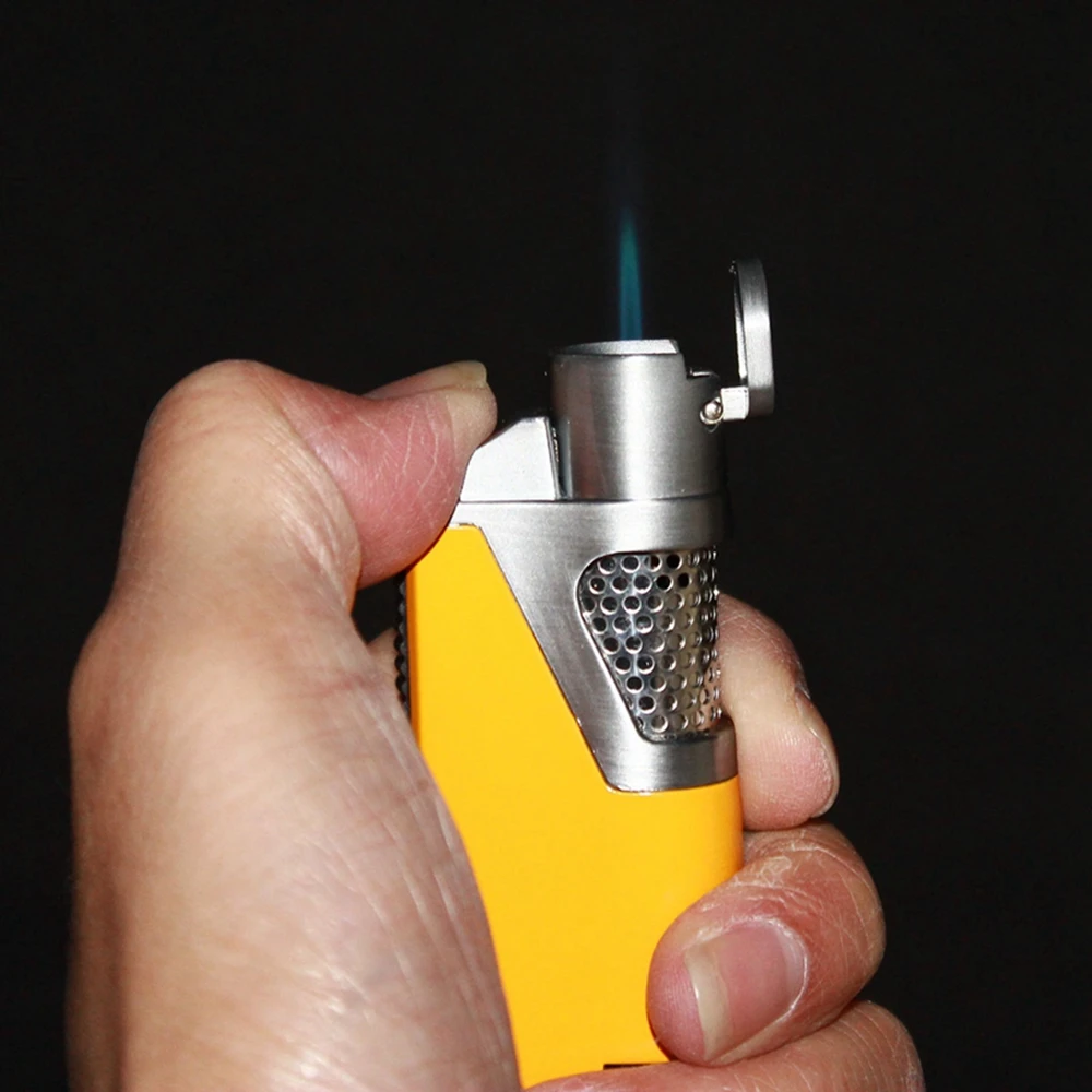 COHIBA Высококачественная ветрозащитная зажигалка, фонарь, многоразовая надувная зажигалка, зажигалка, газовый фонарь, зажигалка