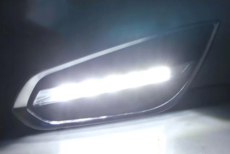 Автомобильная проблесковая 1 пара дневные ходовые огни для Volvo S60 2009 2010 2011 2012 2013