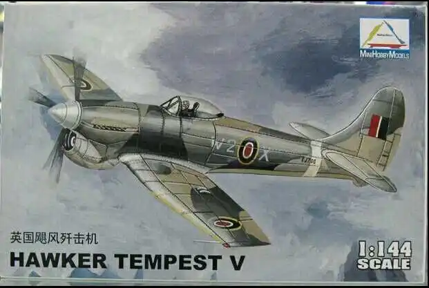 80405 UK HAWKER 1: 144 Истребитель Военный пластиковый сборный самолет модель 25 видов на выбор - Цвет: 80405 UK HAWKER