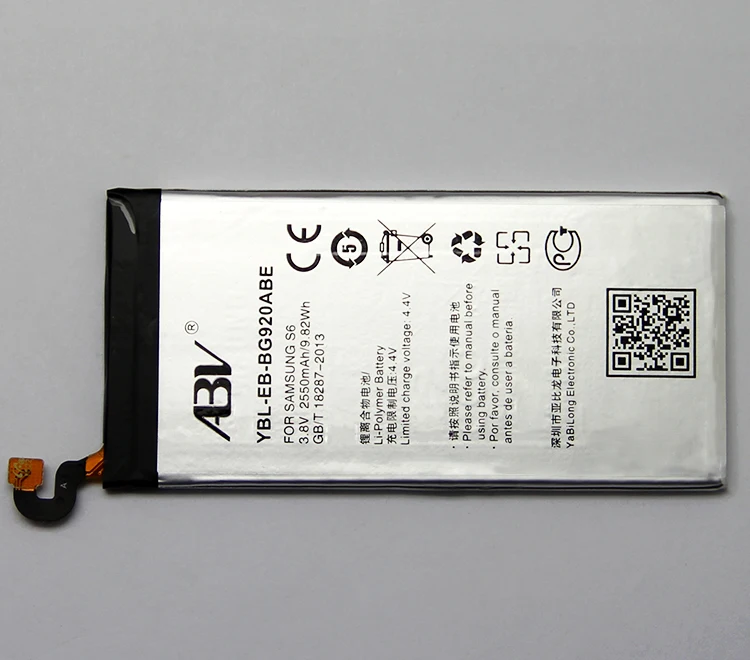 Бренд ABV батарея для S6 литий-ионная аккумуляторная батарея EB-BG920ABE для samsung Galaxy S6 батарея