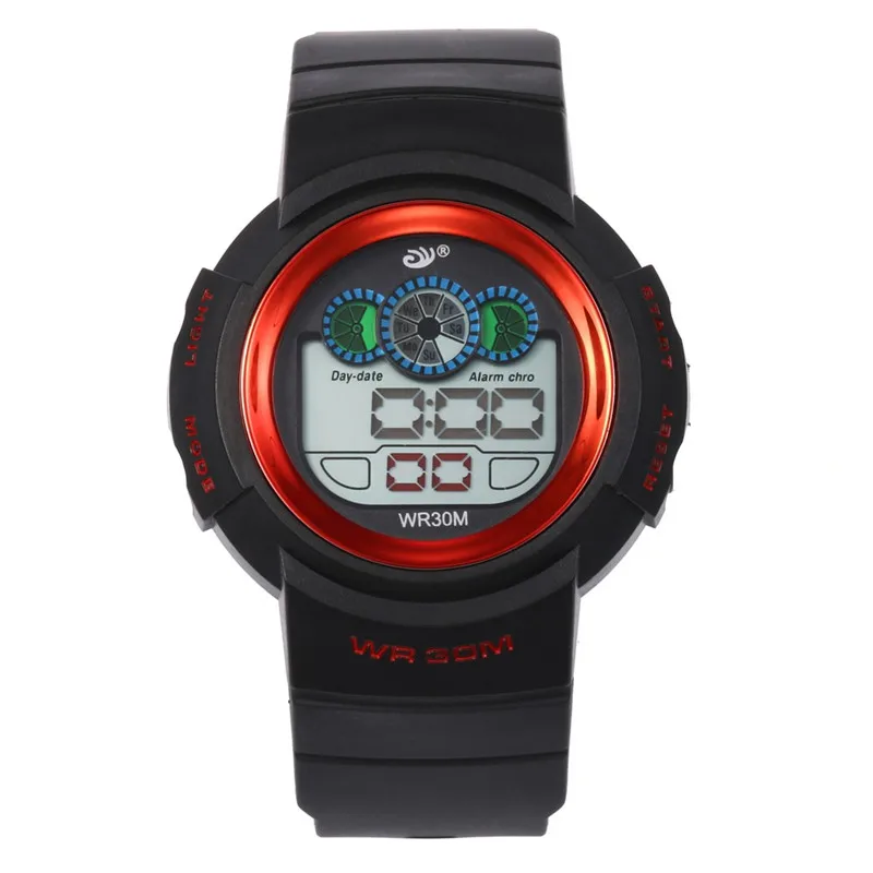 Многофункциональные 30 м водонепроницаемые часы цифровые двойного действия