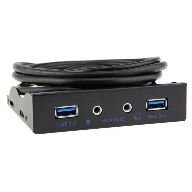 Высококачественный гибкий диск USB 3 0 20 Pin 2 порта Передняя панель узловой отсек