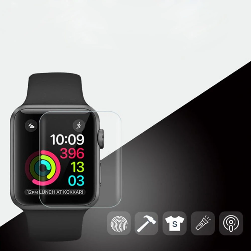 Гидрогелевая пленка прозрачная защитная для экрана Apple Watch Series 4 40 мм