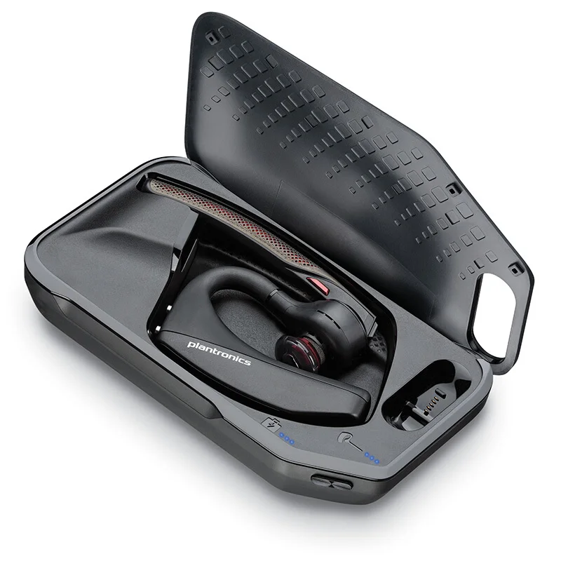 Plantronics Voyager 5200, Bluetooth, гарнитура с шумоподавлением, голосовое управление, Vier-mic, для мобильного телефона - Цвет: 5200 with case
