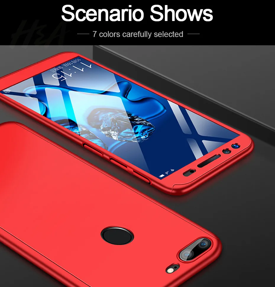 360 градусов полный чехол для телефона Huawei Nova 2 2s 3 3i 3e P смарт-экран протектор телефона крышка Honor V9 Play 10 Lite чехол