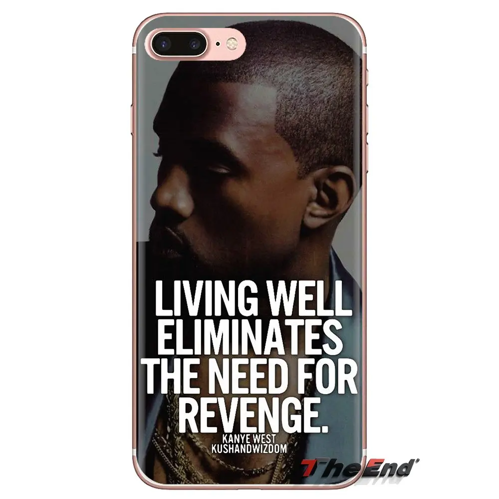 Мягкий чехол-сумка Kanye Omari West quote USA Music Star для Xiaomi Mi4 Mi5 Mi5S Mi6 Mi A1 A2 5X 6X 8 9 Lite SE Pro Max Mix 2 3 2S