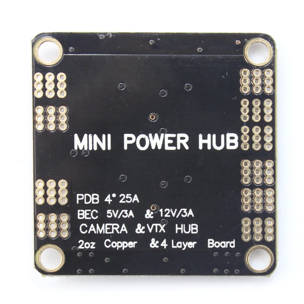 F16892 4 шт Мини концентратор питания распределительная плата PDB с BEC 5V & 12V для FPV 250