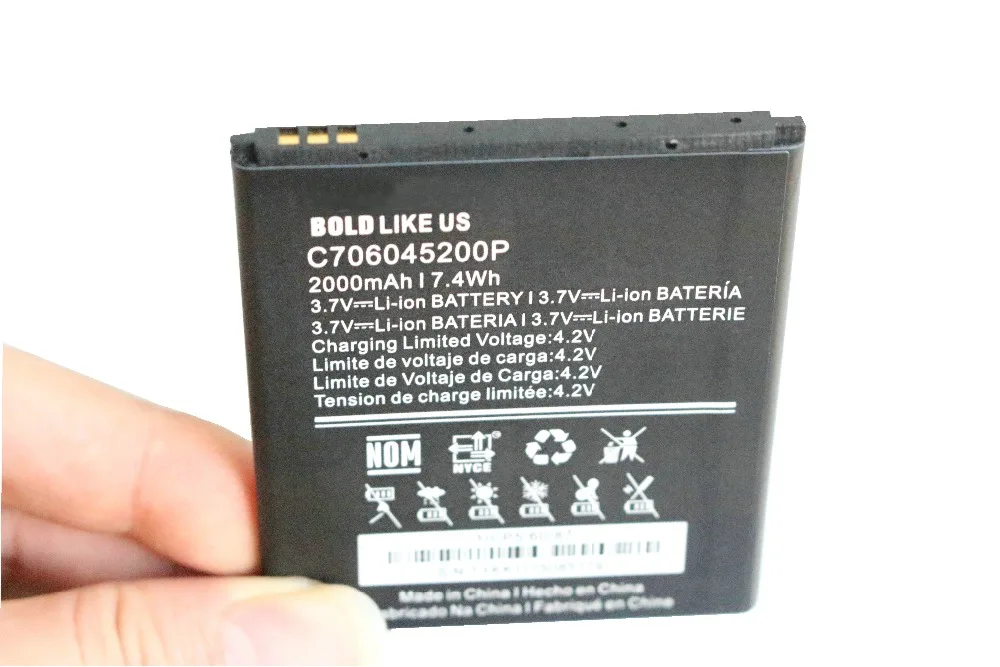 Фото Сменный литий-ионный аккумулятор для BLU Studio C 5 + S0050UU D890 D890U D890L 10 шт./лот 2000 мАч |