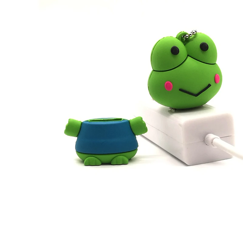 USB stick cartoon frog pen drive 4GB 8GB 16GB 32GB cute memory personalized gift pendrive real capacity usb flash | Компьютеры и офис