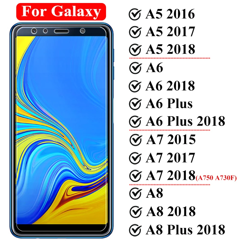 Защитная пленка для Samsung Galaxy A6 A8 Plus 2018 A5 A7 2017 2016 защитное стекло Samsyng A 6 8 5 7 Tremp Cristal