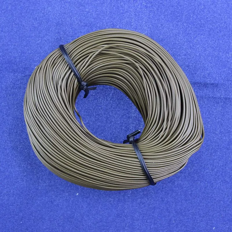 Оптом 1pin 5 метров супер гибкий 26AWG ПВХ изолированный провод электрический кабель, светодиодный кабель, DIY подключение 11 цветов на выбор - Цвет: Коричневый