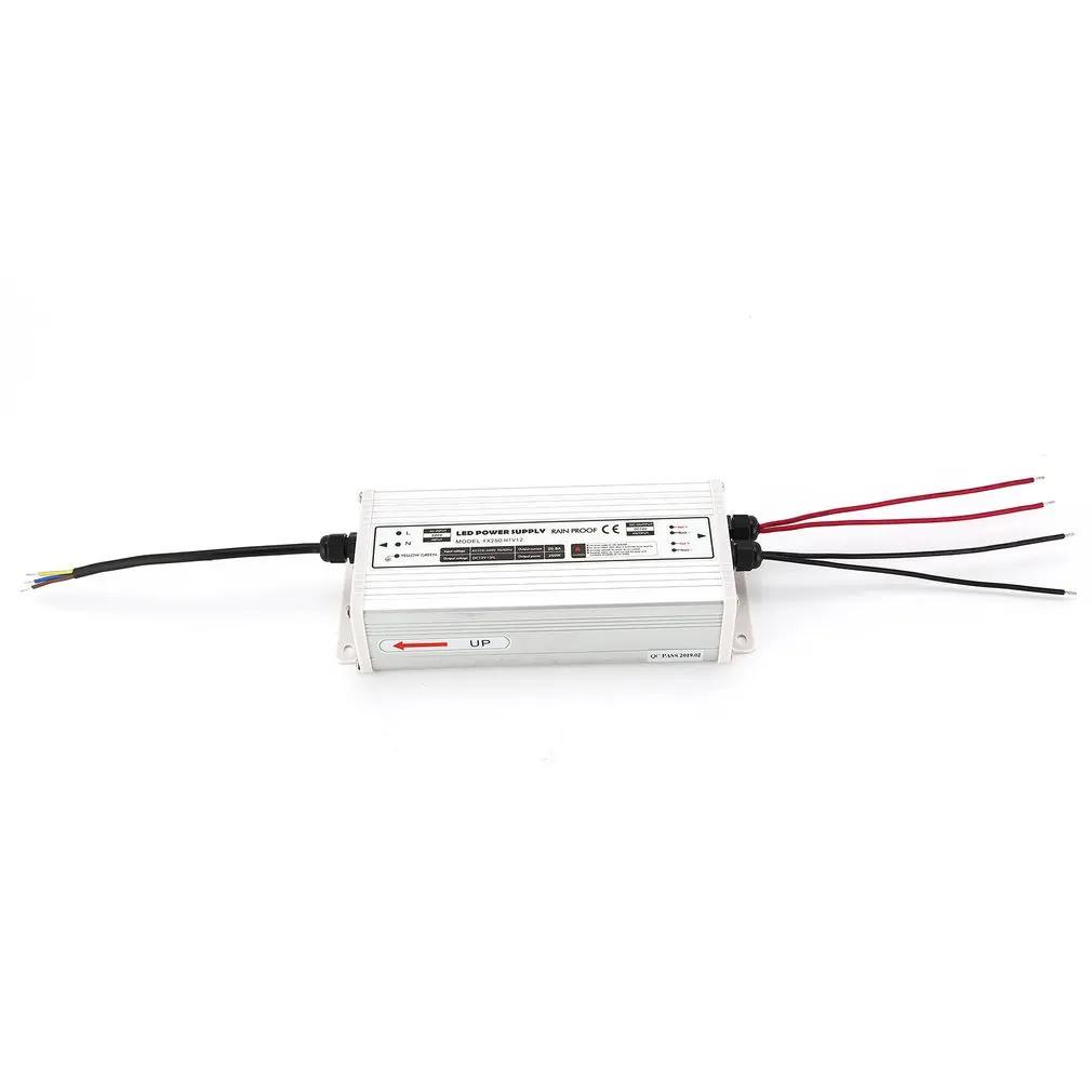 Водонепроницаемый DC 12V 250W Светодиодный переключатель питания ток вольт адаптер